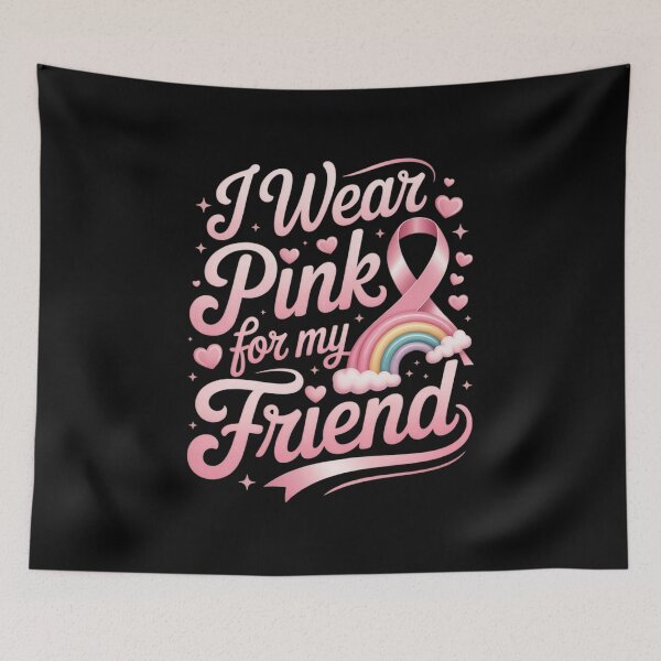Item preview, I Wear Pink for My Friend Breast Cancer Awareness designed and sold by ryukaizox1.