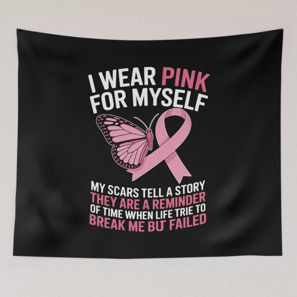 Item preview, I Wear Pink for Myself My Scars But Failed Breast Cancer designed and sold by ryukaizox1.