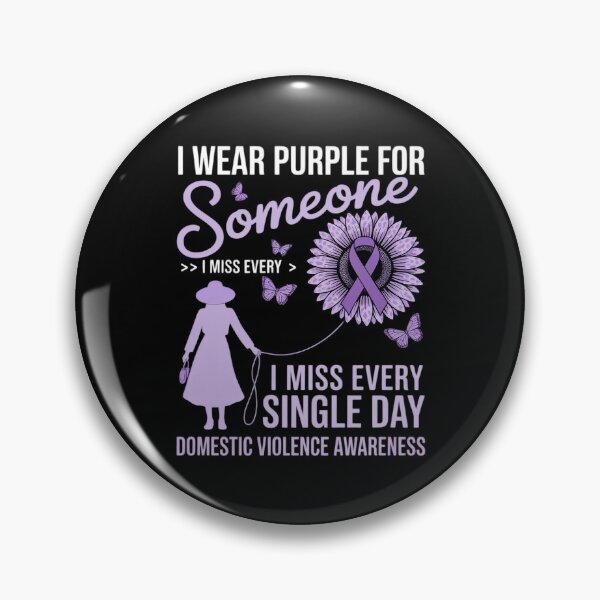 Item preview, I Wear Purple for Someone Domestic Violence Awareness designed and sold by ryukaizox1.
