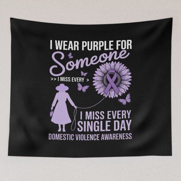 Item preview, I Wear Purple for Someone Domestic Violence Awareness designed and sold by ryukaizox1.