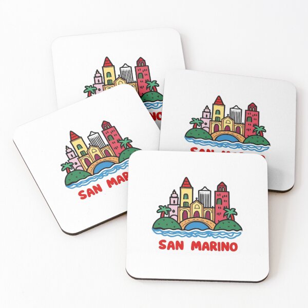 Item preview, San Marino Map Outline | Minimalist Microstate Sticker designed and sold by KiValuate.