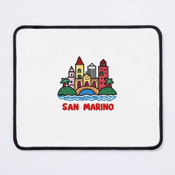 Item preview, San Marino Map Outline | Minimalist Microstate Sticker designed and sold by KiValuate.