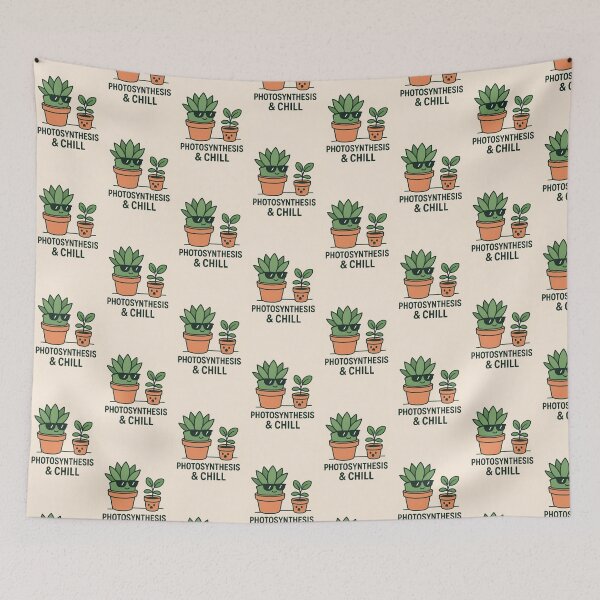 Item preview, Photosynthesis & Chill – Playful Plant Art for Home & Gifts designed and sold by WhimsyByPaul.redbubble.com.