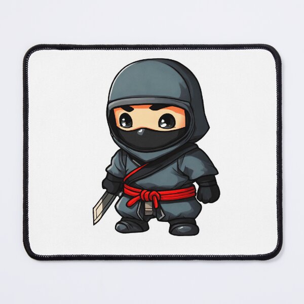 Item preview, Gray Chibi Ninja Warrior designed and sold by Shop Arts & Design.