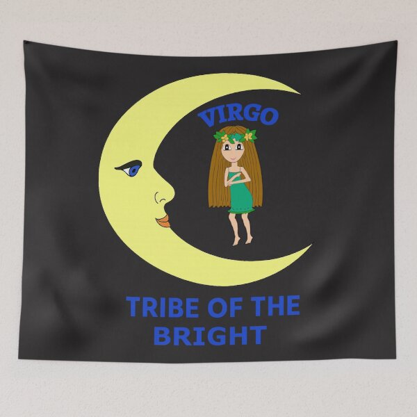 Item preview, Virgo Astrology/Zodiac/ horoscope moon sign bright tribete drawing of  T-Shirt designed and sold by JamesDunican.