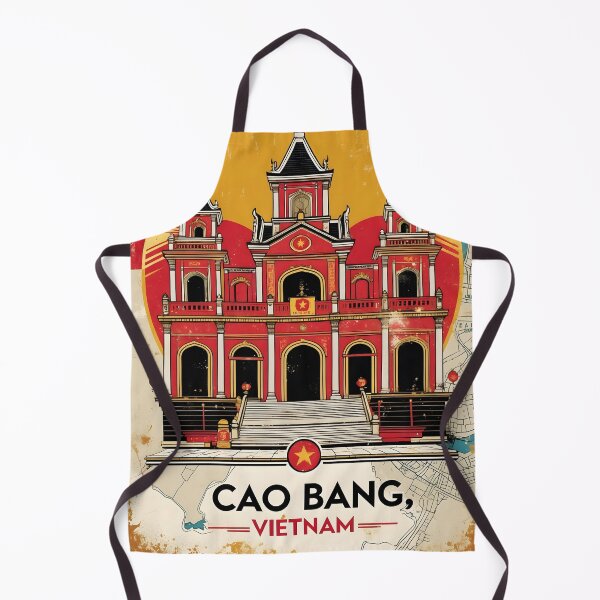 Item preview, Cao Bang Vietnam 1950s Retro Poster Tourism designed and sold by TravelersGems.