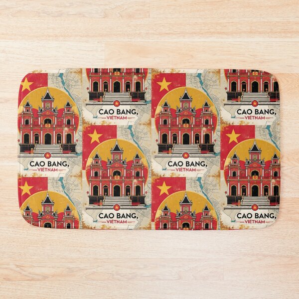 Item preview, Cao Bang Vietnam 1950s Retro Poster Tourism designed and sold by TravelersGems.