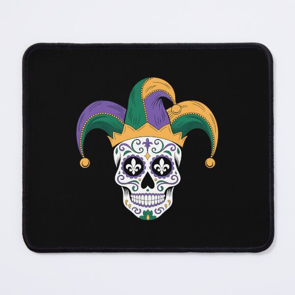 Item preview, Mardi Gras Sugar Skull Jester Hat Mardi Gras designed and sold by CruelShadesSt.
