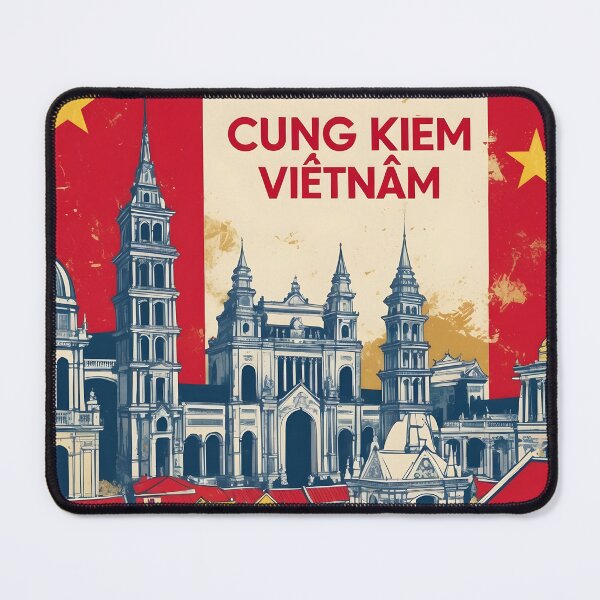 Item preview, Cung Kiem Vietnam 1950s Retro Poster Tourism designed and sold by TravelersGems.