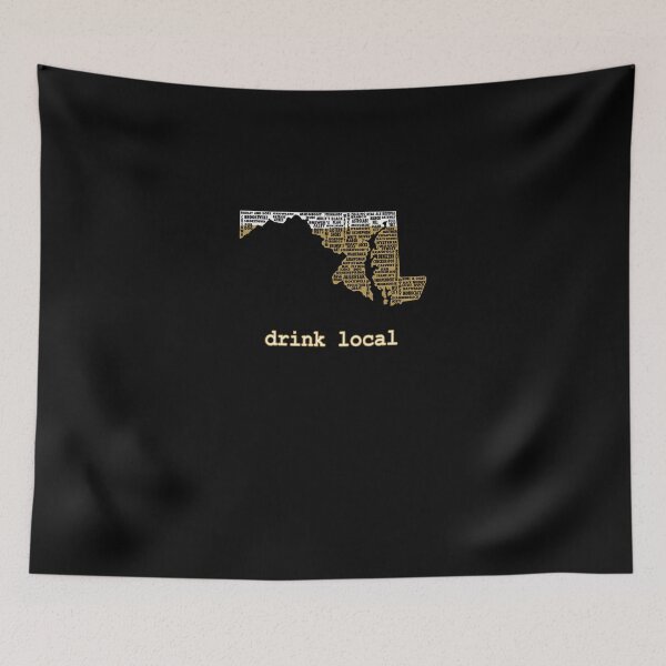 Item preview, Drink-Local-Maryland-Beer-Shirt designed and sold by FranziskaBayerl.