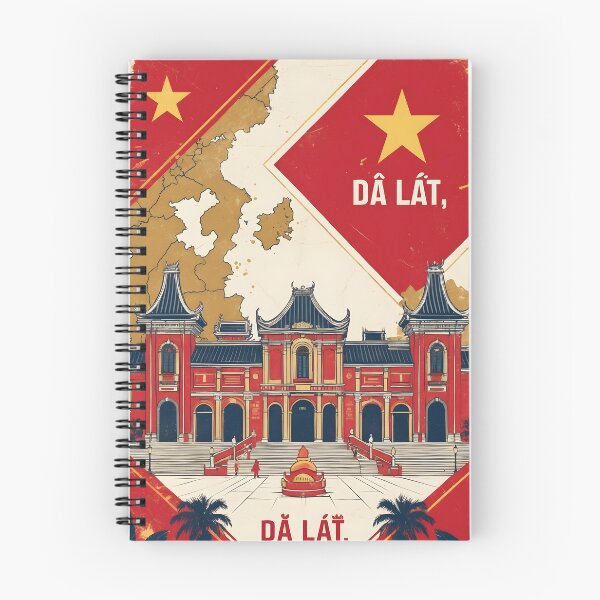 Item preview, Da Lat Vietnam 1950s Retro Poster Tourism designed and sold by TravelersGems.