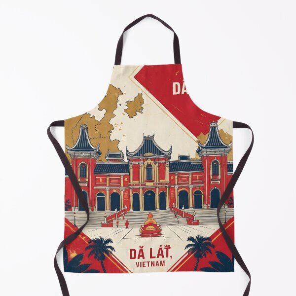 Item preview, Da Lat Vietnam 1950s Retro Poster Tourism designed and sold by TravelersGems.