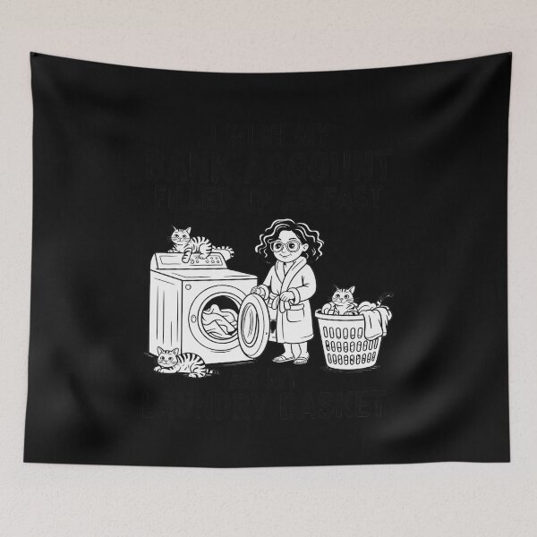 Item preview, I Wish My Bank Account Filled Up As Fast As My Laundry designed and sold by ryukaizox1.