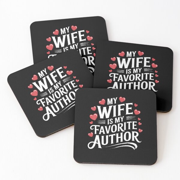 Item preview, My Wife Is My Favorite Author Apparel Valentine Quote designed and sold by DanielleTonia.