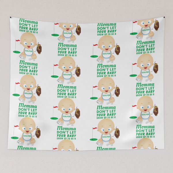 Item preview, Momma Don’t Let Your Baby Grow Up to Be a Golfer designed and sold by SnarkSharks.