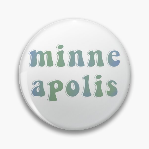 Item preview, Minneapolis Groovy Blue designed and sold by BrooklynMariee.