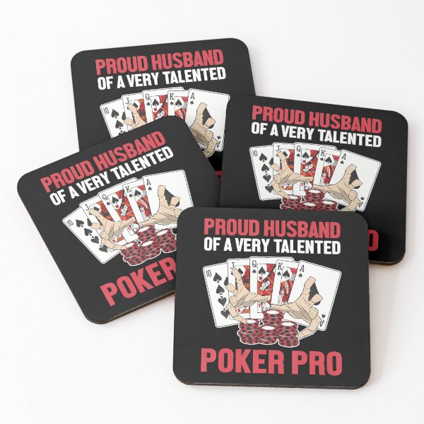 Item preview, Proud Husband Of A Poker Pro Texas Holdem Poker Hands Poker designed and sold by SheilaAnjelica.