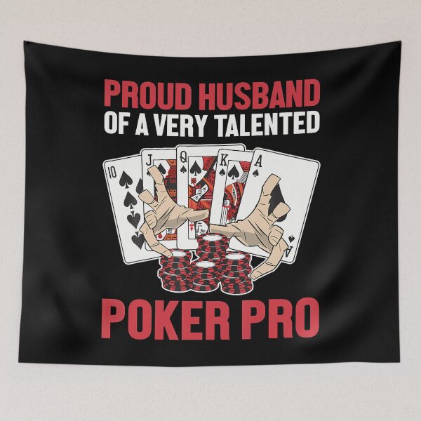 Item preview, Proud Husband Of A Poker Pro Texas Holdem Poker Hands Poker designed and sold by SheilaAnjelica.
