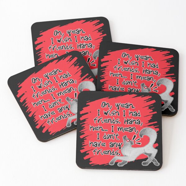Item preview, Awkward Loona - I wish I had friends - Black designed and sold by EvergreenRevolt.