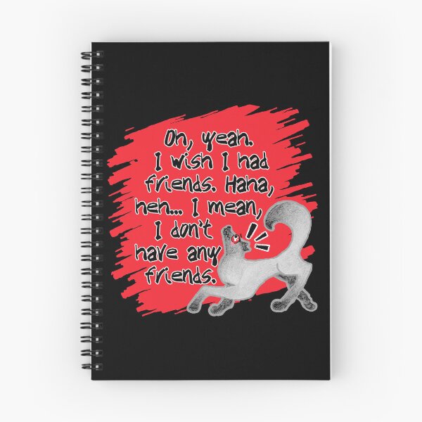 Item preview, Awkward Loona - I wish I had friends - Black designed and sold by EvergreenRevolt.