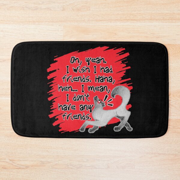 Item preview, Awkward Loona - I wish I had friends - Black designed and sold by EvergreenRevolt.