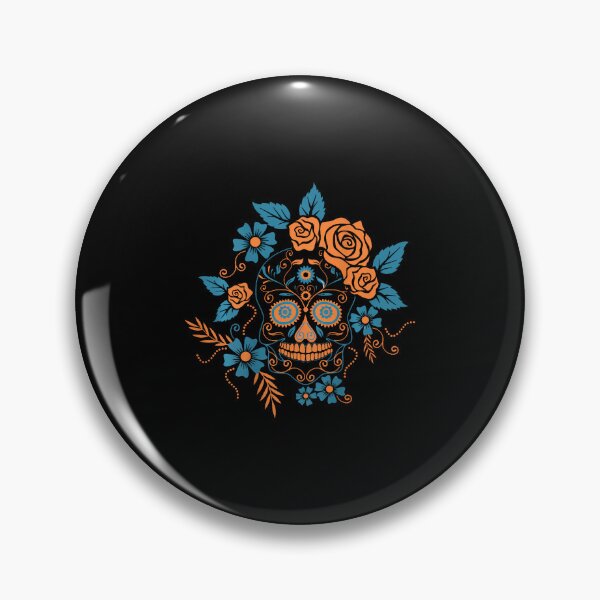 Item preview, Backprint Mexican Skull Skeleton Mexico designed and sold by RuthSheila.