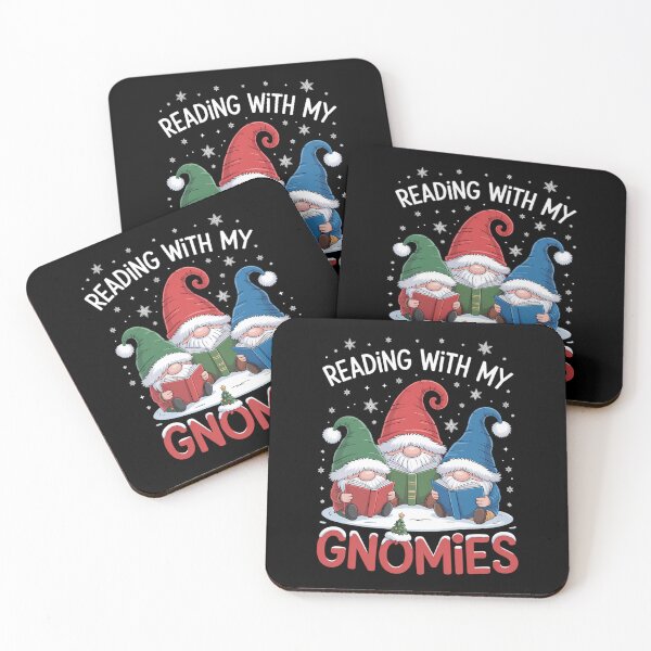 Item preview, Reading With My Gnomies Christmas Funny Gnomes Reading Books designed and sold by CruelShadesSt.