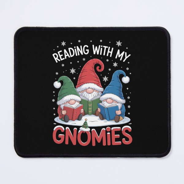 Item preview, Reading With My Gnomies Christmas Funny Gnomes Reading Books designed and sold by CruelShadesSt.