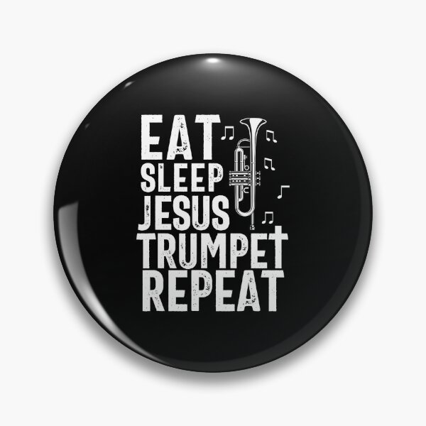 Item preview, Christian Trumpet Player Music Worship Fun Trumpeter Jesus designed and sold by SheilaAnjelica.