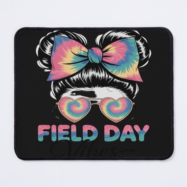 Item preview, Field Day Vibes Messy Bun Girls Kids Happy Field Day 2025 designed and sold by LegendsArt75.