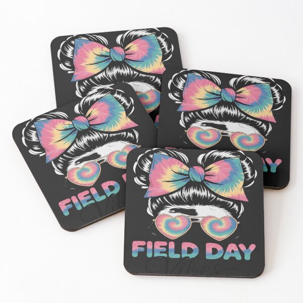 Item preview, Field Day Vibes Messy Bun Girls Kids Happy Field Day 2025 designed and sold by LegendsArt75.