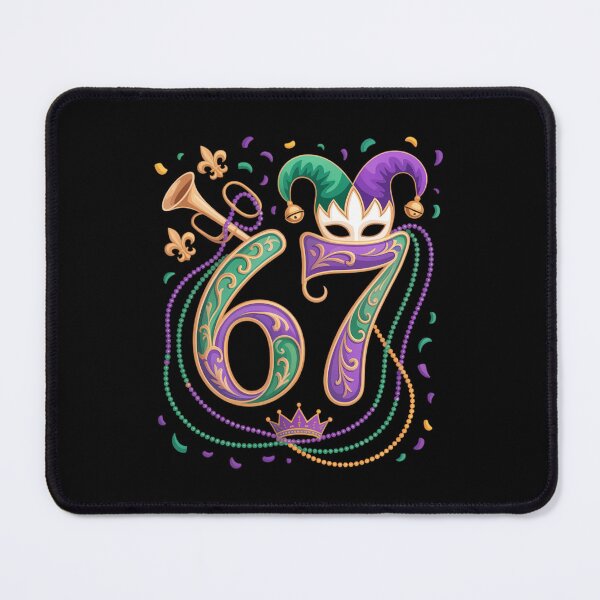 Item preview, Six Seven Carnaval Festival Meme 67 Mardi Gras Funny designed and sold by CruelShadesSt.