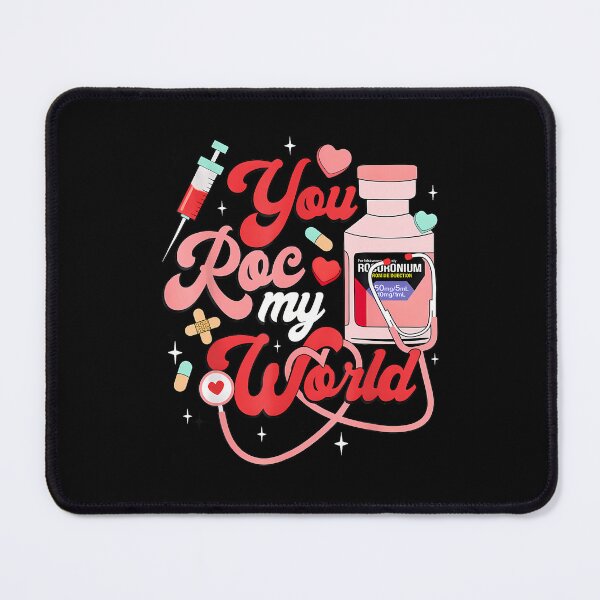 Item preview, You Roc My World Nurse Valentine Day Stethoscope Heart Funny designed and sold by BeverlyBrenda.