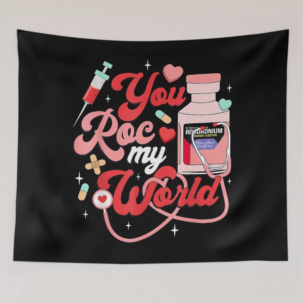 Item preview, You Roc My World Nurse Valentine Day Stethoscope Heart Funny designed and sold by BeverlyBrenda.