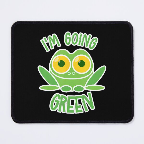 Item preview, I'M Going Green Cute Eco Frog Climate Change Save The Earth designed and sold by TommieJune.