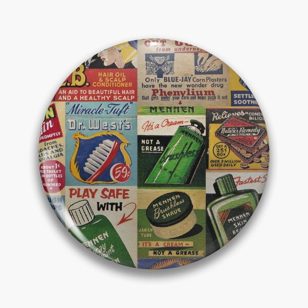 Aperçu de l'œuvre Collage de produits de salle de bain 8x9 créée et vendue par Ephemorabilia Shop.