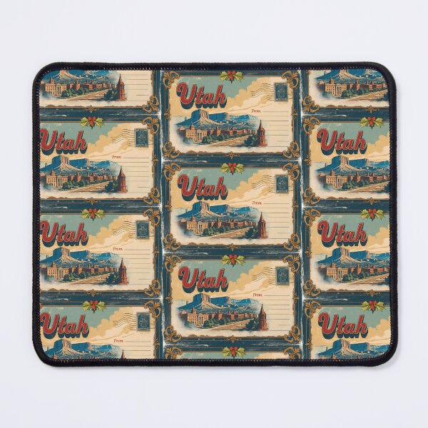 Item preview, Merry Christmas From Utah USA Postcard Greetings Retro Travel Vintage designed and sold by TravelPostcardGems.