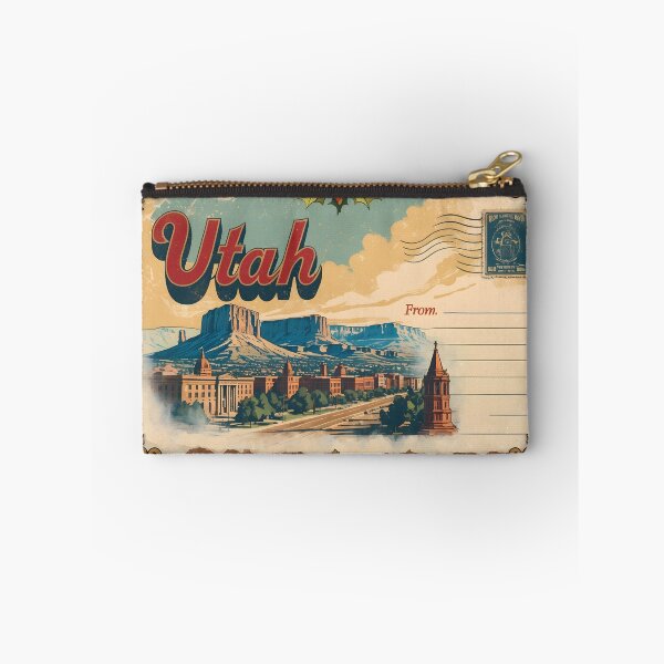Item preview, Merry Christmas From Utah USA Postcard Greetings Retro Travel Vintage designed and sold by TravelPostcardGems.