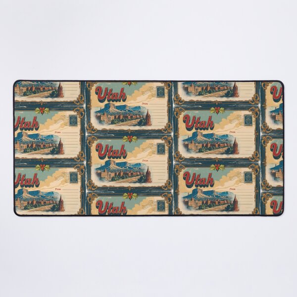 Item preview, Merry Christmas From Utah USA Postcard Greetings Retro Travel Vintage designed and sold by TravelPostcardGems.