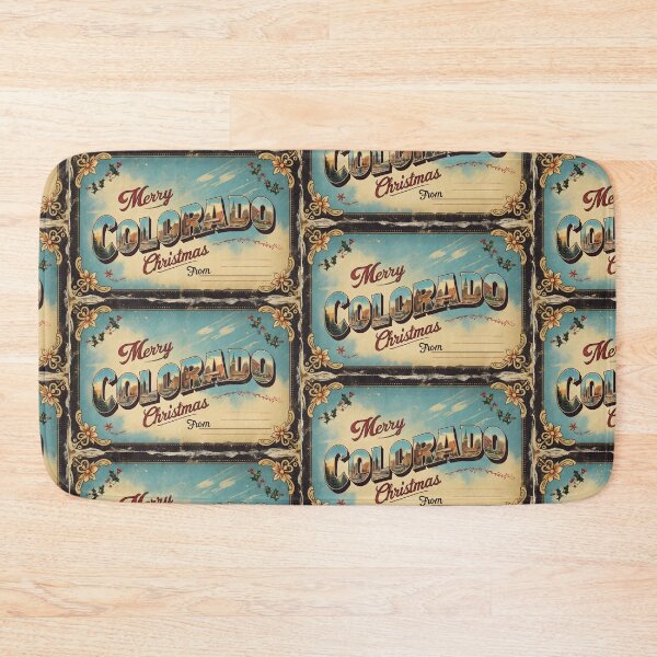 Item preview, Merry Christmas From Colorado USA Postcard Greetings Retro Travel Vintage designed and sold by TravelPostcardGems.