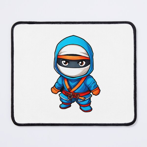 Item preview, Blue Chibi Ninja Warrior designed and sold by Shop Arts & Design.