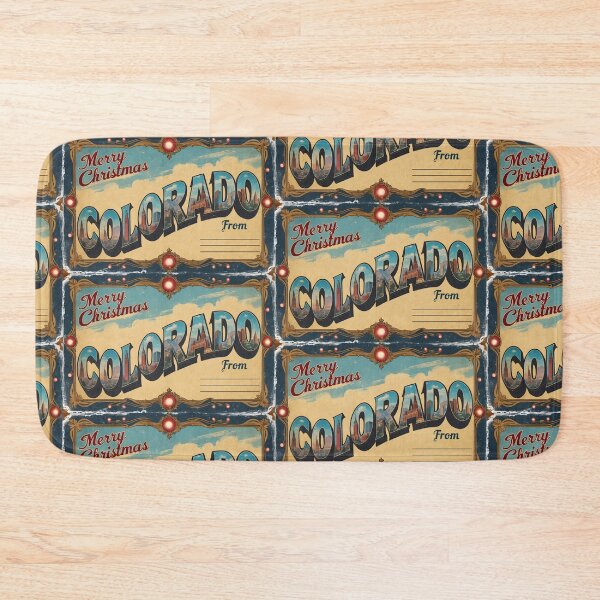 Item preview, Merry Christmas From Colorado USA Postcard Greetings Retro Travel Vintage designed and sold by TravelPostcardGems.