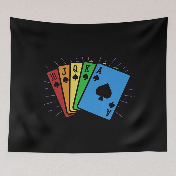 Item preview, Poker Lgbt Rainbow Poker Hands Texas Holdem Player Poker designed and sold by BrandyMegan.