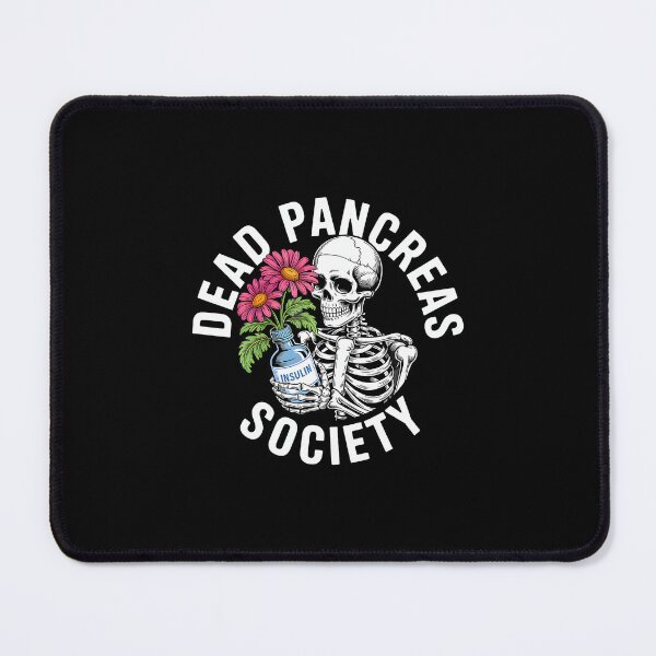 Item preview, Dead Pancreas Society Sugar Diabetes Awareness Skull Flower designed and sold by KristinDebra.
