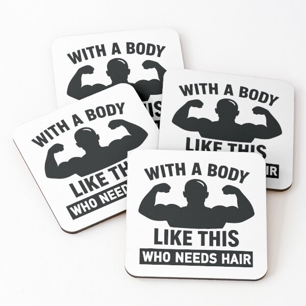 Item preview, With a Body Like This Who Needs Hair designed and sold by CloudyPress.