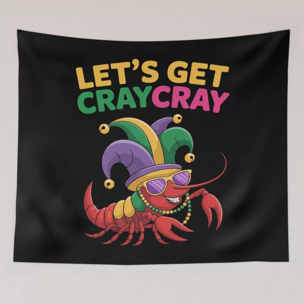 Item preview, Mardi Gras Dabbing Crawfish designed and sold by AsteriskDatBArt.