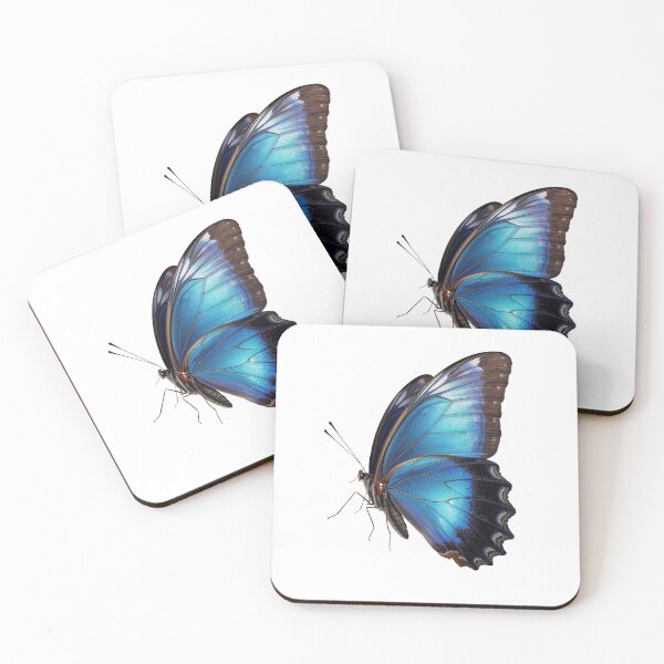 Item preview, Blue Morpho Realistic Butterfly Sticker designed and sold by KiValuate.
