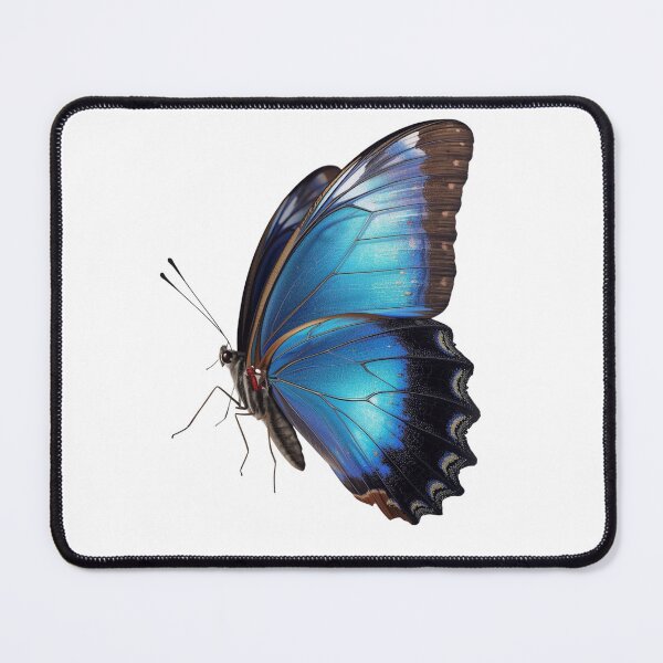 Item preview, Blue Morpho Realistic Butterfly Sticker designed and sold by KiValuate.