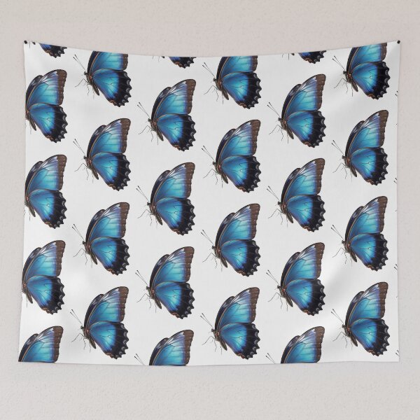 Item preview, Blue Morpho Realistic Butterfly Sticker designed and sold by KiValuate.