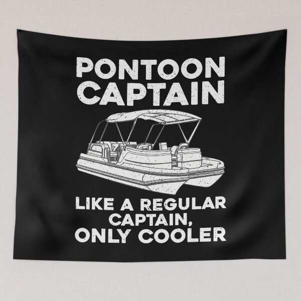 Item preview, Funny Pontoon Captain Art For Pontoon Boat Owner designed and sold by TommieJune.